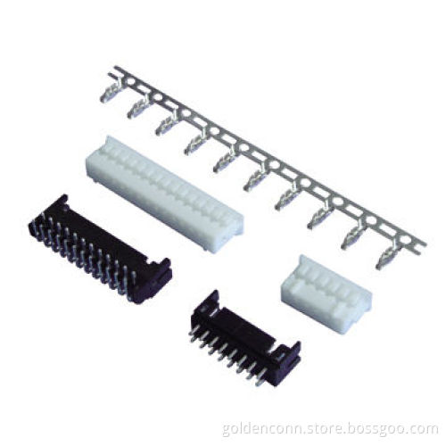 2.0mm pitch wafer connector in header or socket and terminal mold, 6.5mm height